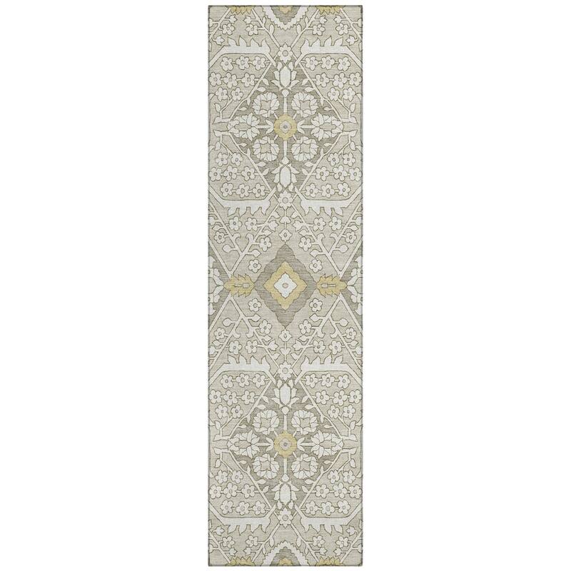 Machine Washable Indoor/ Outdoor Chantille Traditional Rug