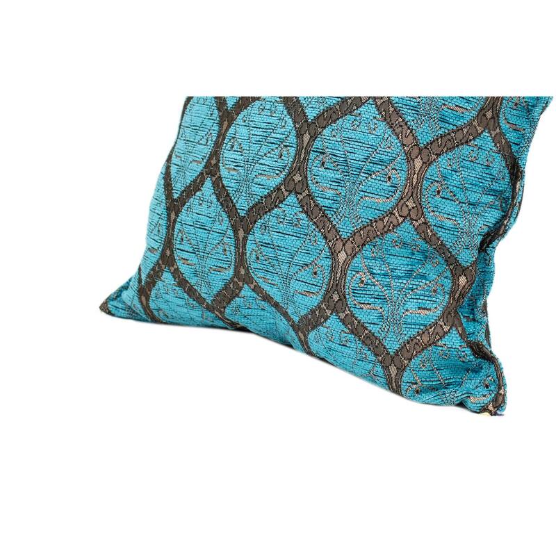 Trellis Myrtus Chenille Decorative Contemporary Turkish Pillow