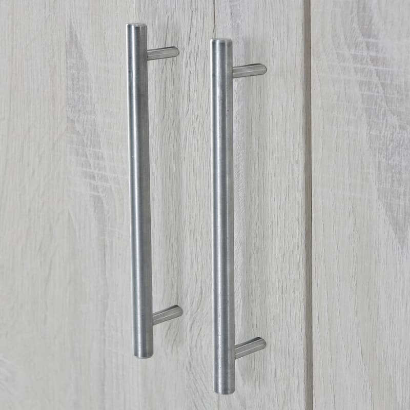 4-Door Wardrobe Armoire Closet with 3 Drawers