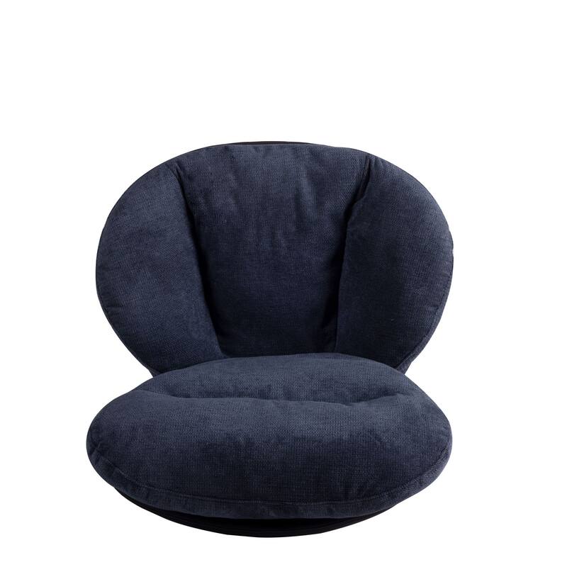 Swivel Accent Chair,Lounge Chair with Metal Base Frame,Comfy Single Leisure Sofa Chair Reading Chair with 360 Degree Swiveling
