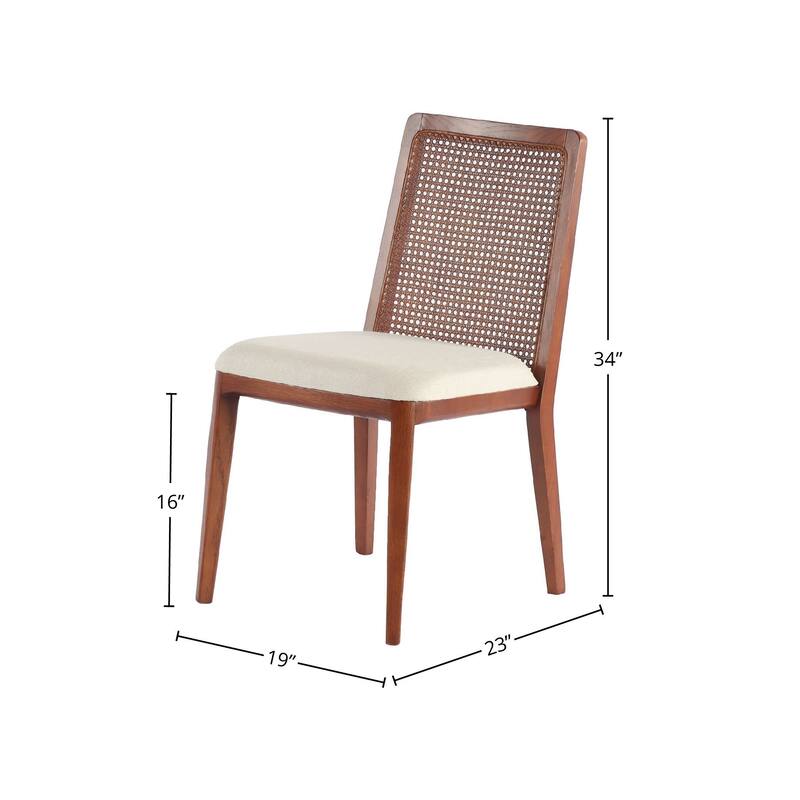 Benji Ash Upholstered Dining Chairs (Set of 2)