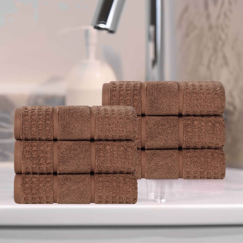 Superior Napa Zero Twist Cotton Soft Waffle Hand Towel