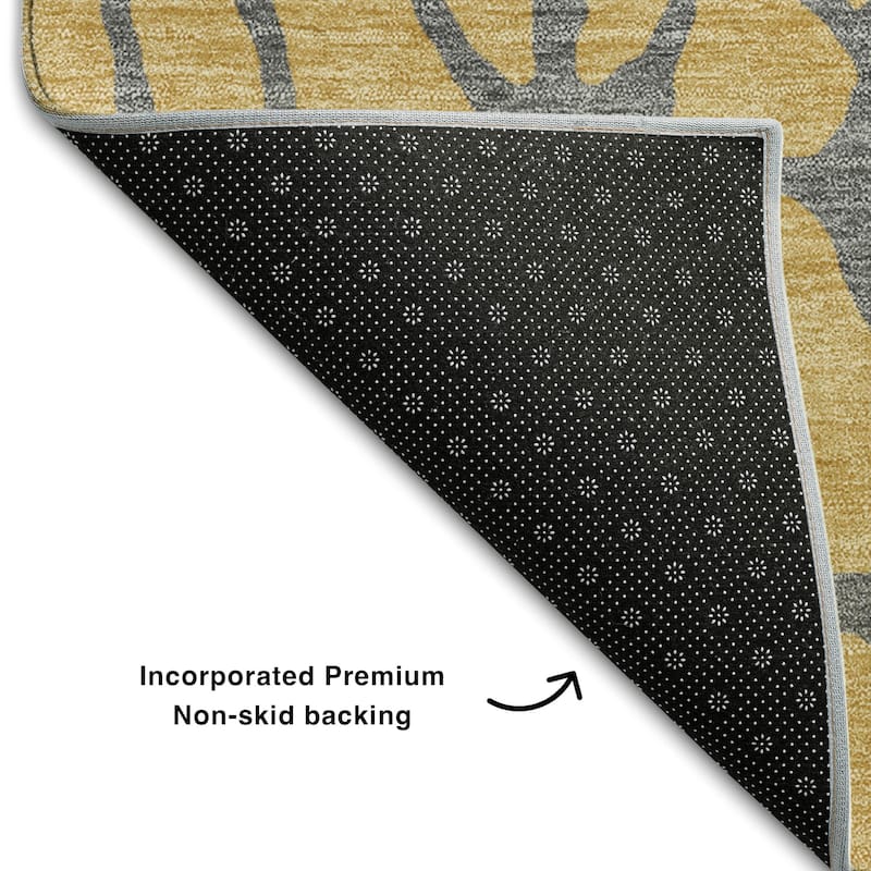 Premium Washable Super Soft Contemporary Macy Mayfield Rug