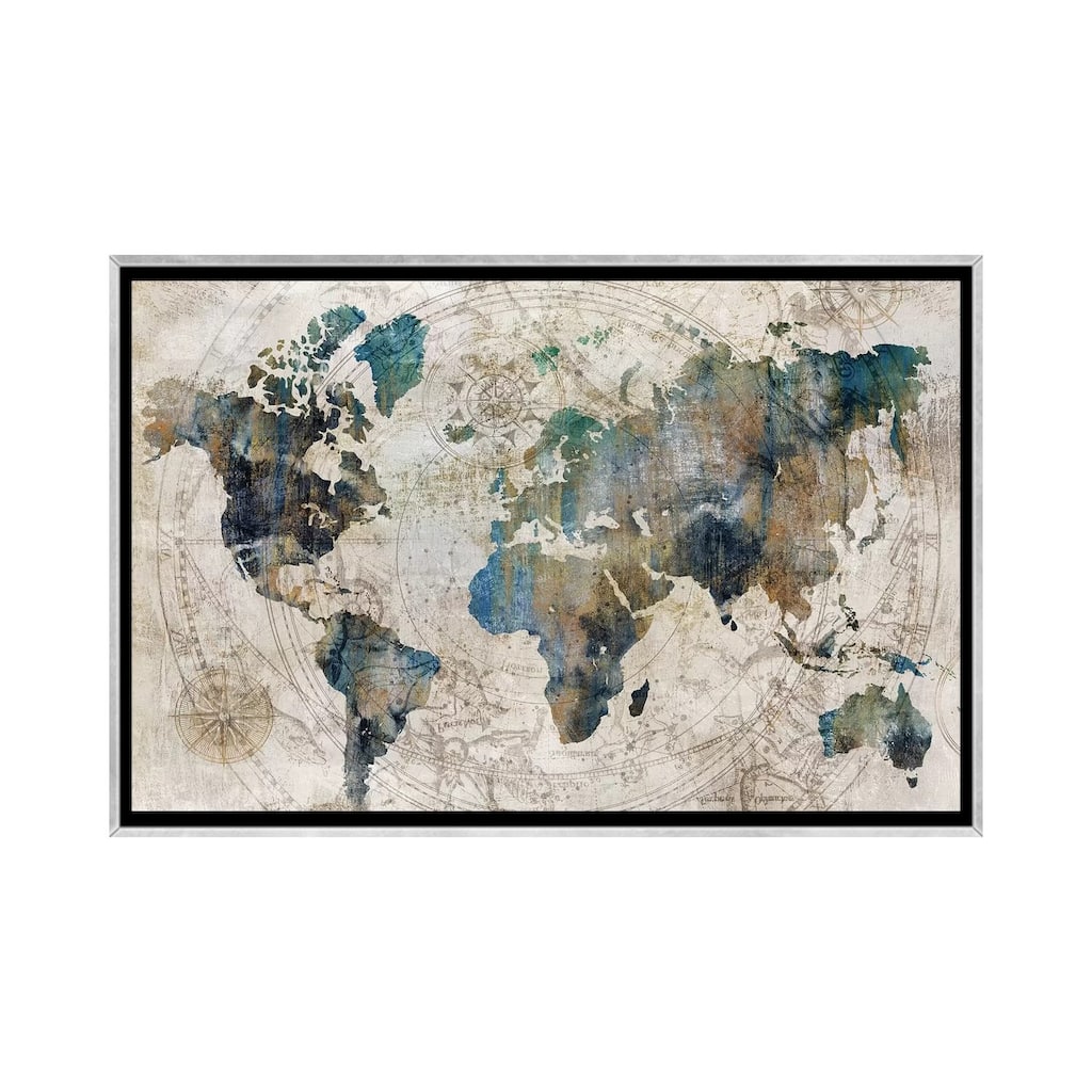 iCanvas "Celestial Map " by Isabelle Z Framed