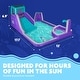 preview thumbnail 4 of 18, Sunny & Fun Four Corner Inflatable Water Slide Park