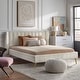 preview thumbnail 11 of 12, Lifestorey Cambria Wing Channel Queen Platform Bed White