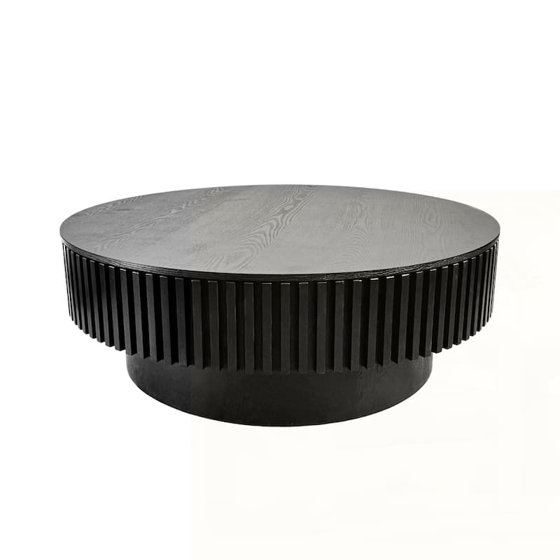 Round Coffee Table with Storage