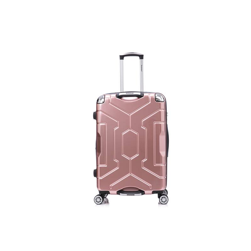 3 Piece Technology PC Hardshell Lightweight Durable Suitcase with Rotating Wheels and Adjustable Ergonomic Telescopic Handle