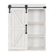 preview thumbnail 18 of 57, Kate and Laurel Cates Decorative Wood Cabinet with Sliding Barn Door - 22x28 Rustic White