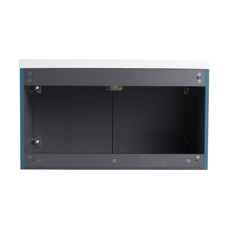 BNK 36''/48'' Single Bathroom Vanity With Sink, Floating Bathroom Vanity with Soft Close Door