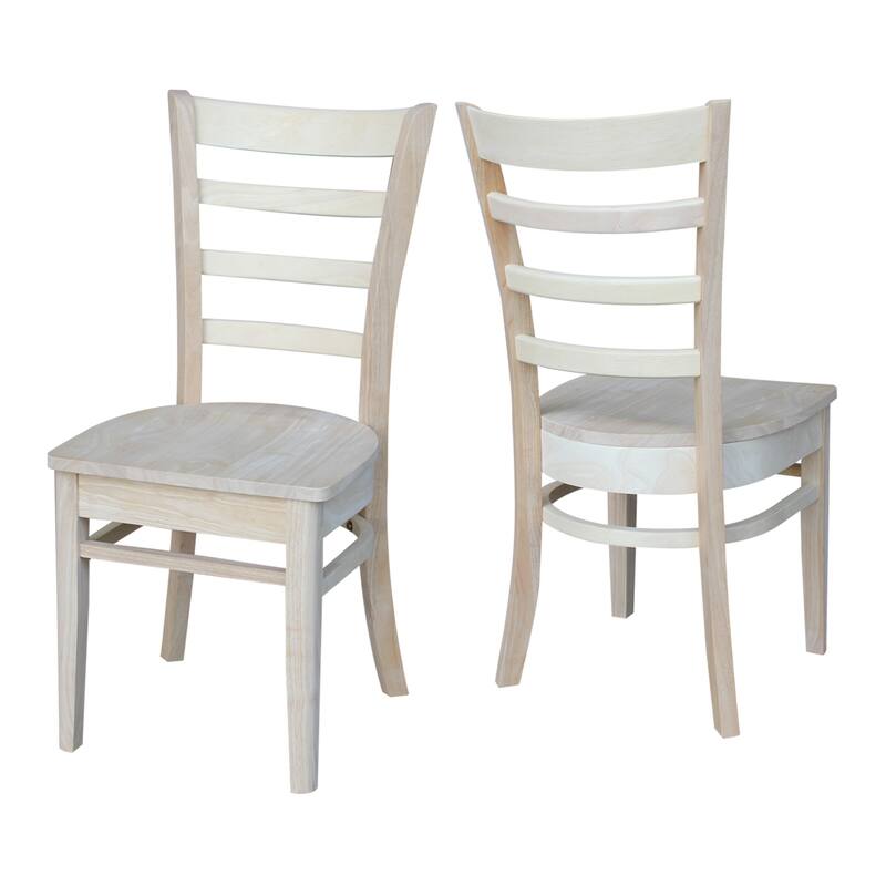 International Concepts Emily Side Chairs - Set of 2