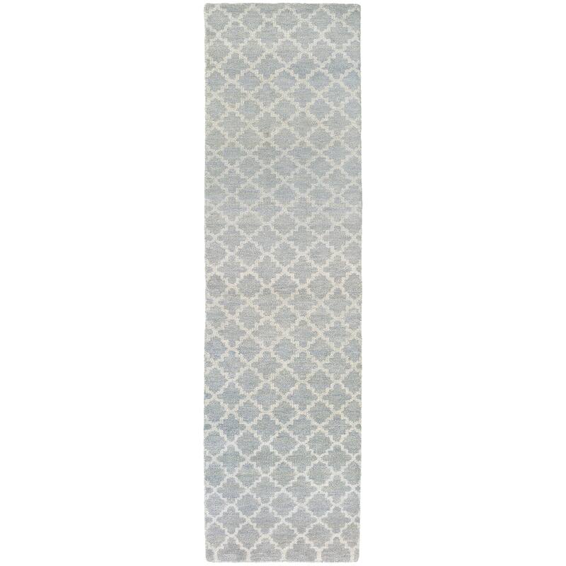 Vista Home Hand-made Wool Scalloped Trellis Area Rug