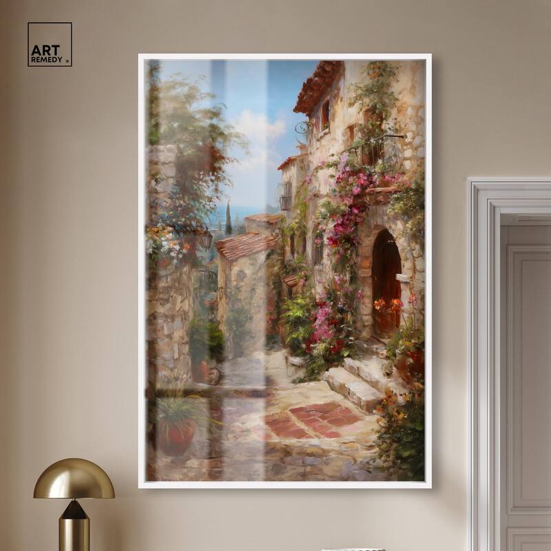 Mediterranean Charm I Shadowbox by Art Remedy