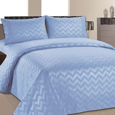 Home Sweet Home Dream Chevron Pattern Bed Sheet Set