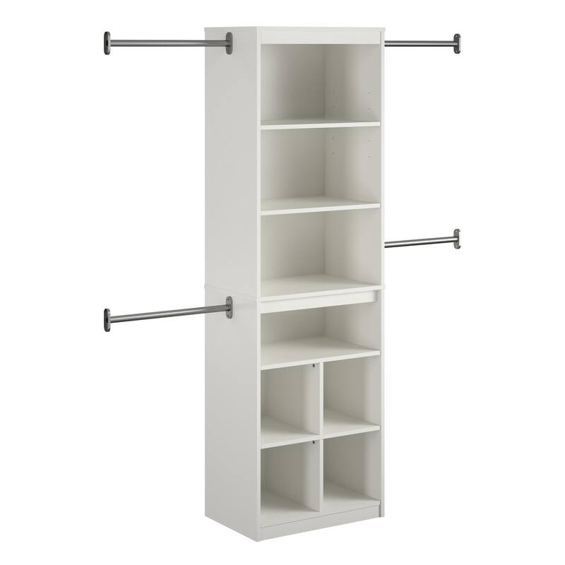 Systembuild Evolution Rochon Closet Storage System - White