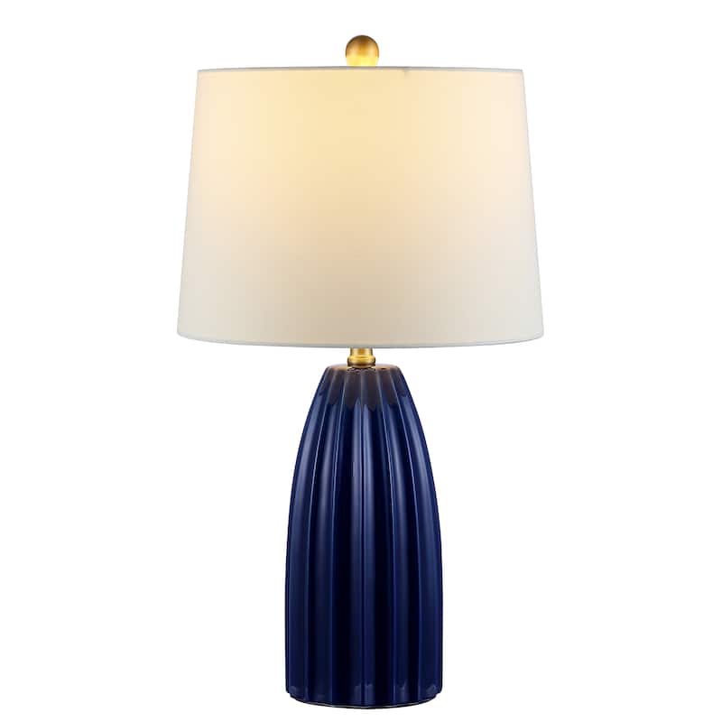SAFAVIEH Lighting 25.5-inch Kayden Ceramic Table Lamp - 14" x 14" x 25.5"