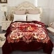 preview thumbnail 16 of 67, Heavy Crafted Thick Floral 9-pound Winter Fleece Blanket 85"x95"