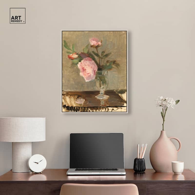 Moristot Peony Canvas by Art Remedy