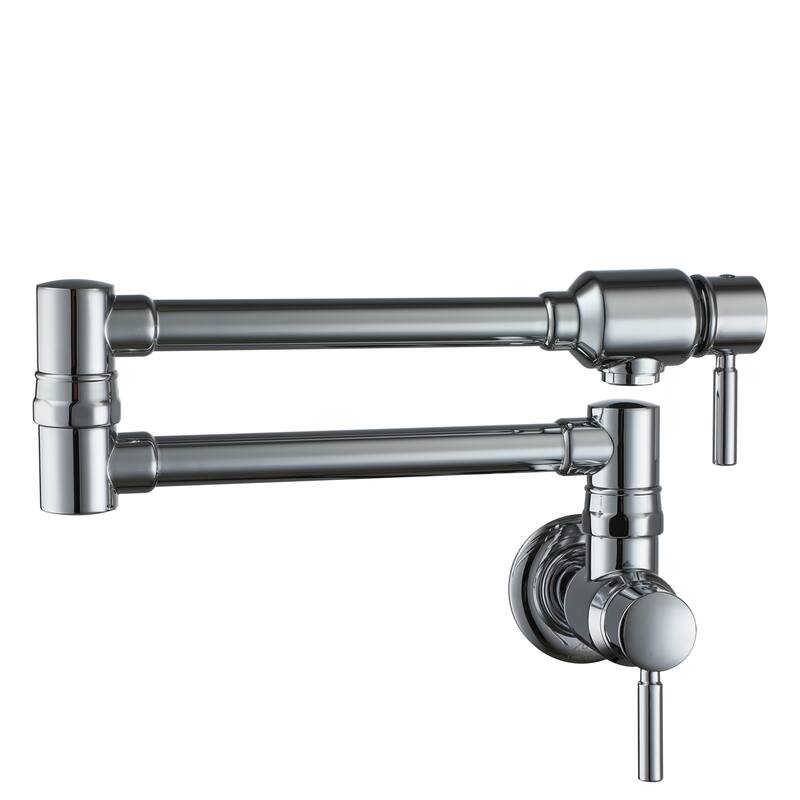 1.8 GPM Wall Mounted Mount Pot Filler Kitchen Faucet