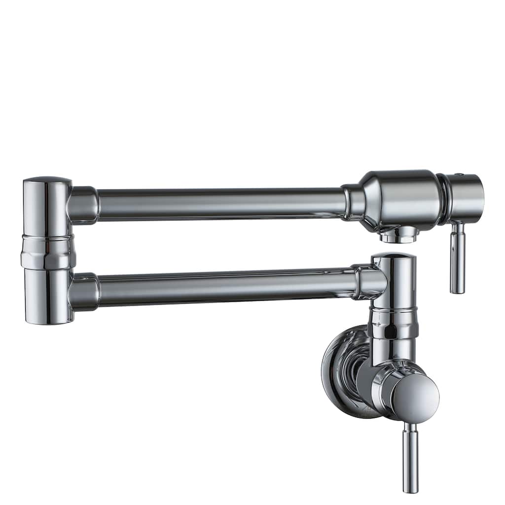 1.8 GPM Wall Mounted Mount Pot Filler Kitchen Faucet