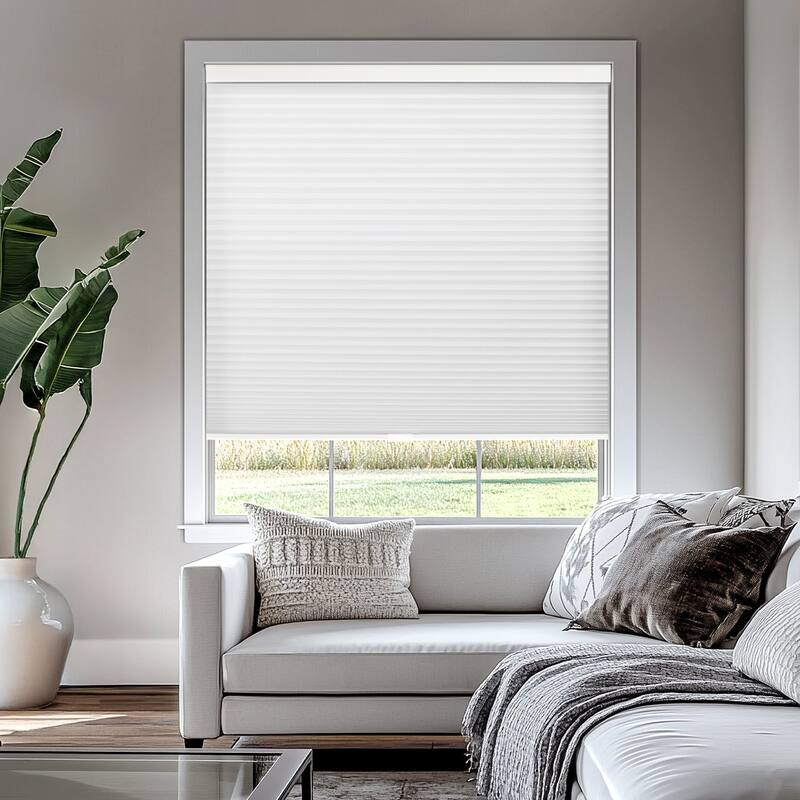 CHICOLOGY Cordless Light Filtering Cellular Shades Morning Mist - 40.75"W X 48"H