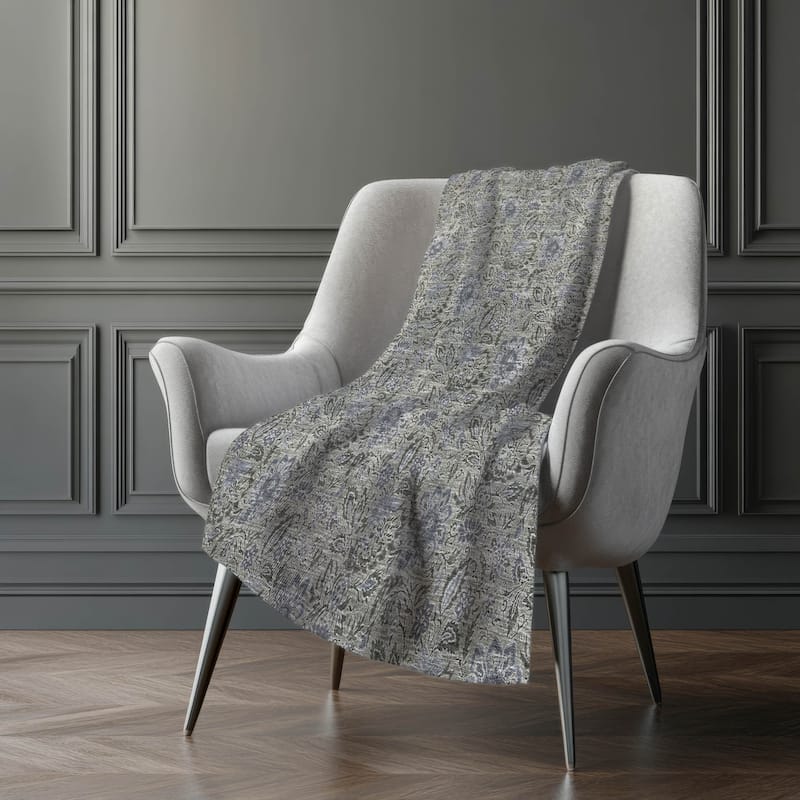 Premium Machine Washable Floral Sherpa Throw Blanket