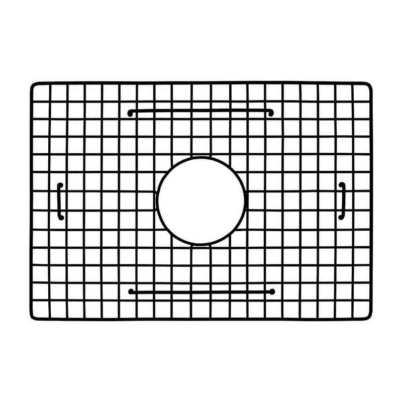 18.5x13 Kitchen Sink Bottom Grid Basin Rack - Matte Black
