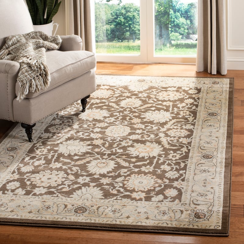SAFAVIEH Florenteen Kyna Traditional Oriental Rug - 5'1" x 7'7" - Brown/Ivory - Rectangle