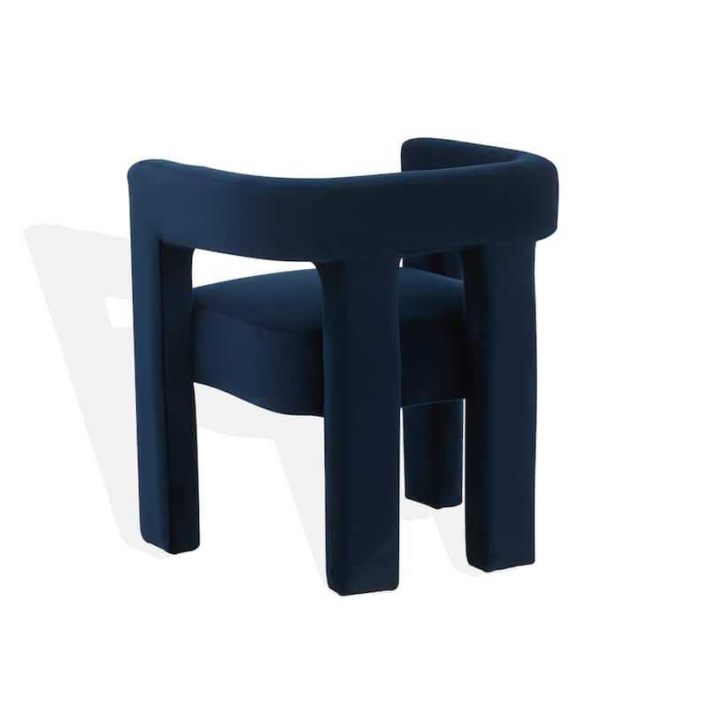 SAFAVIEH Couture Deandre Cut Out Accent Chair (Fully Assembled) - 24.8 IN W x 20.8 IN D x 26.8 IN H