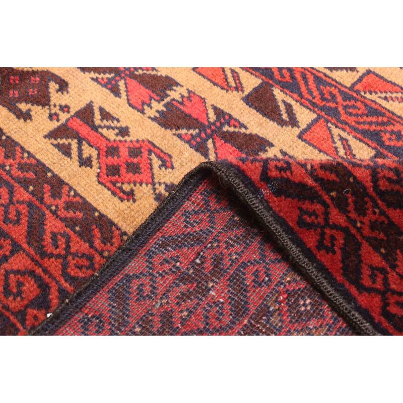 ECARPETGALLERY Hand-knotted Teimani Brown Wool Rug - 3'1 x 4'8