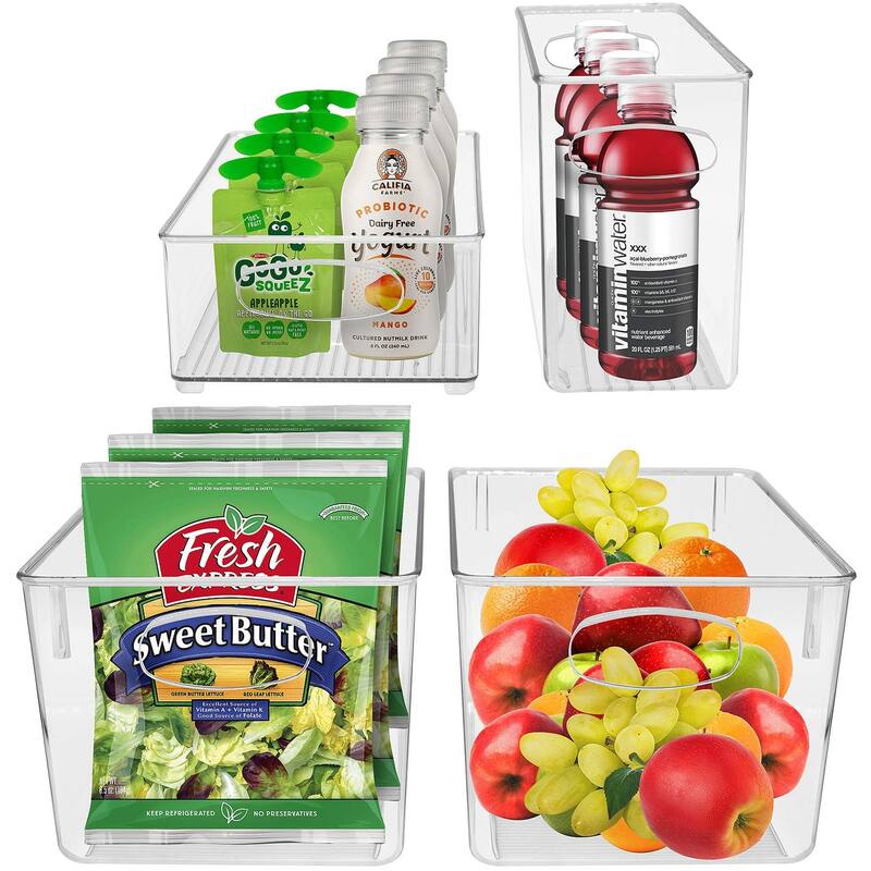 Sorbus Refrigerator Storage Fridge and Freezer Drawer Organizers