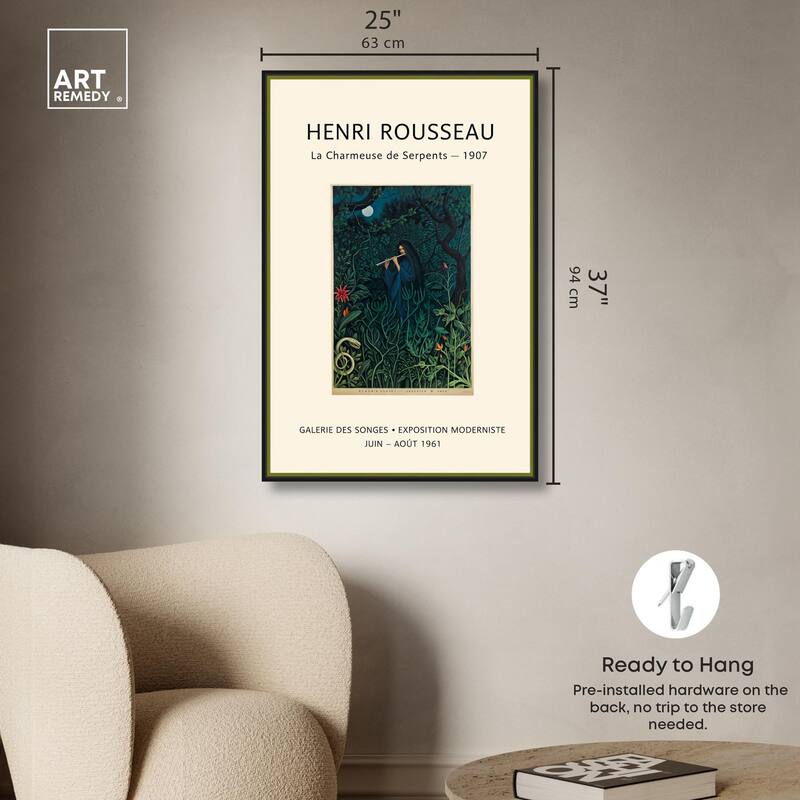 Rousseau's Jungle Dream Canvas by Art Remedy