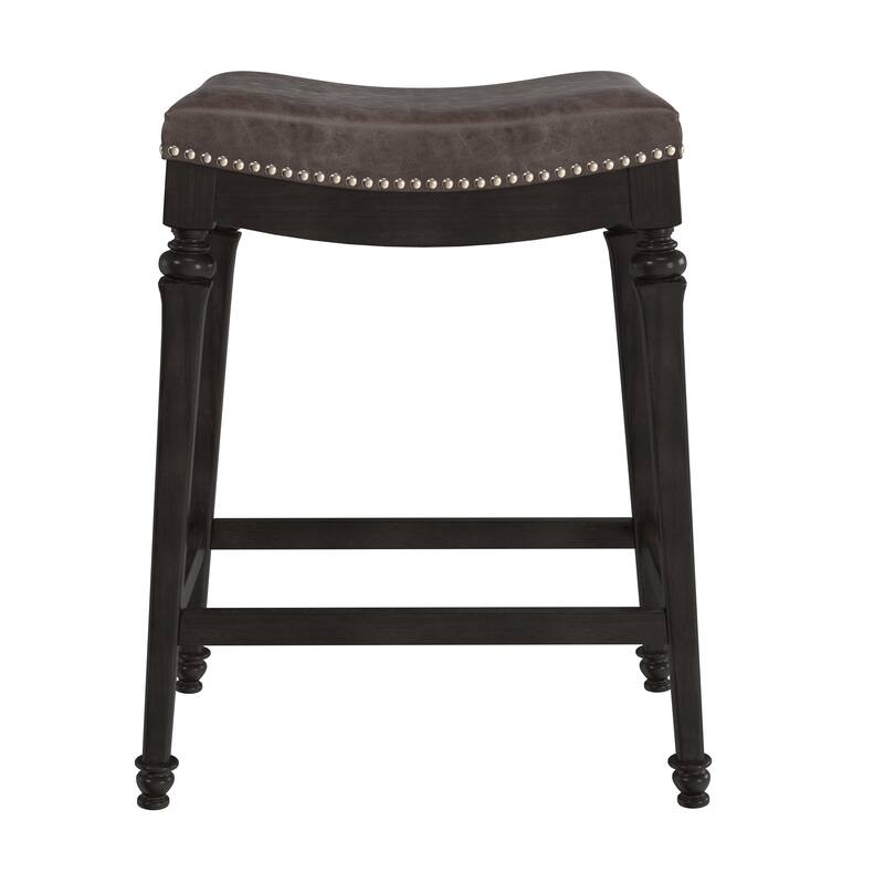 Hillsdale Furniture Vetrina Wood Backless Counter Height Stool - 21.5"W x 15.5"L x 27"H