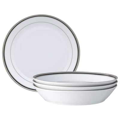 Austin Platinum Set of 4 Coupe Dinner Bowls, 9-3/4", 43 oz.