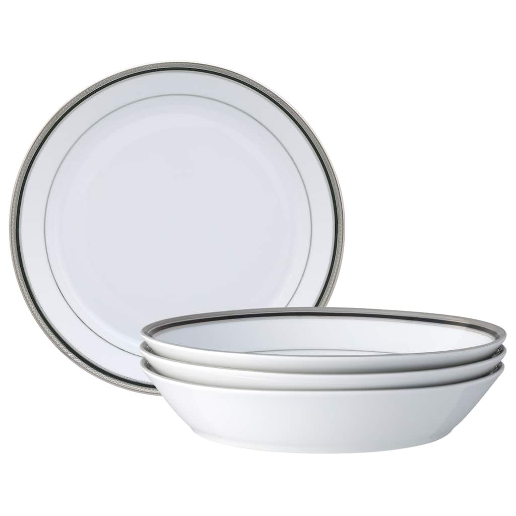 Austin Platinum Set of 4 Coupe Dinner Bowls, 9-3/4", 43 oz.