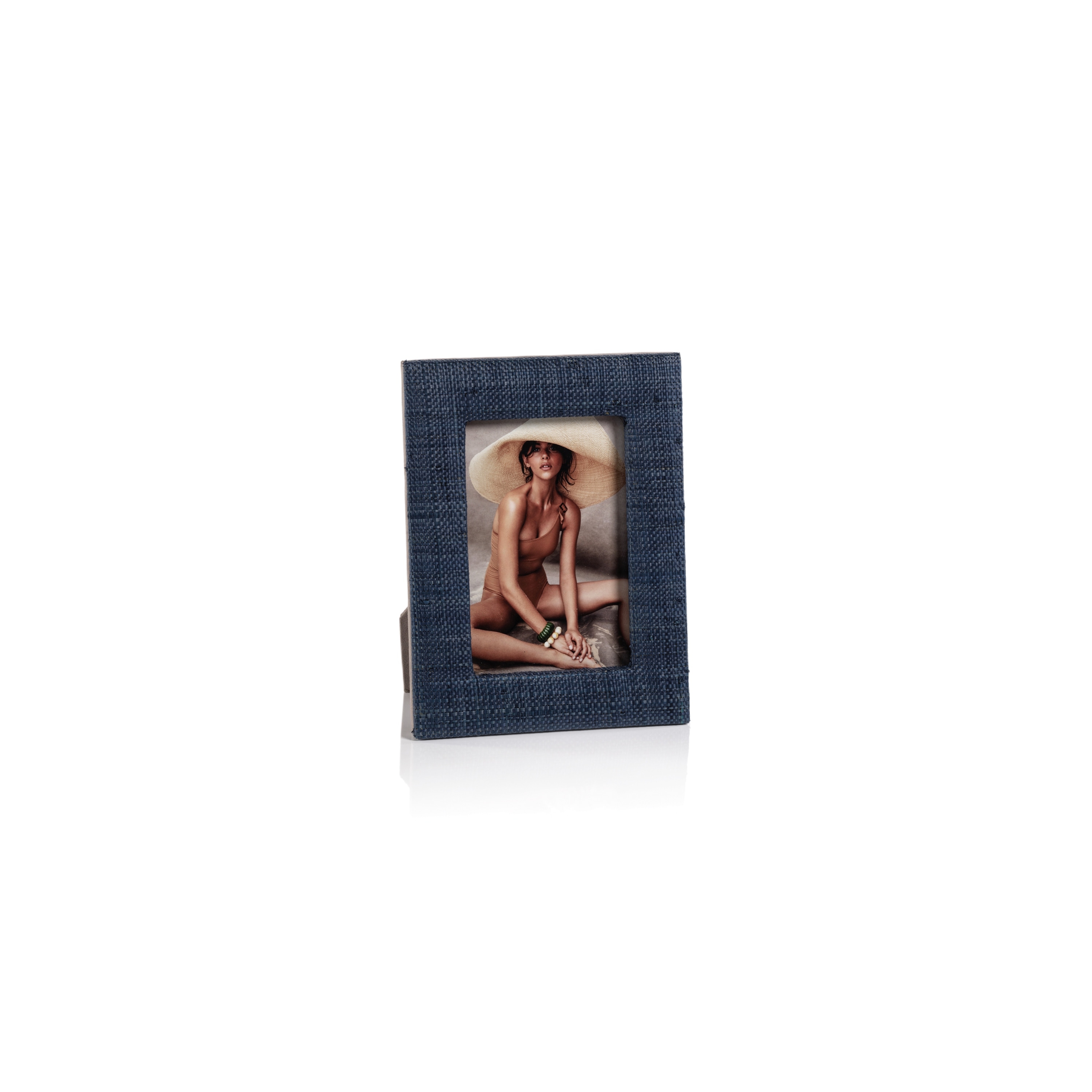 Trani Natural Fiber Raffia Photo Frame