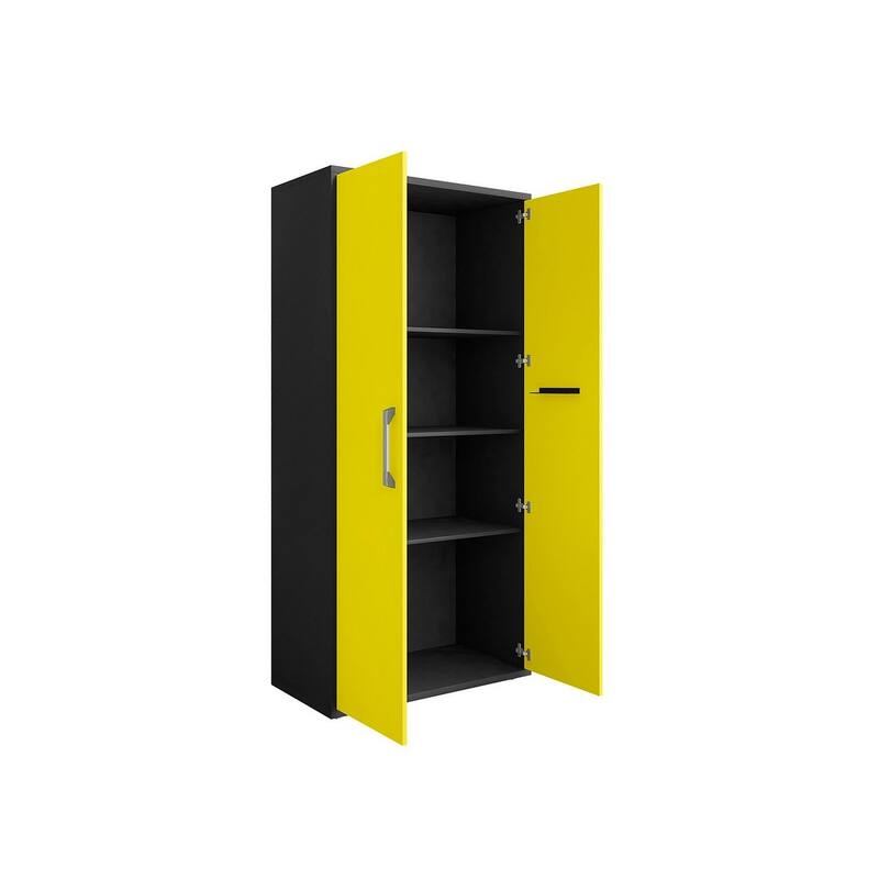 Manhattan Comfort Eiffel Storage Cabinet (Set of 2)
