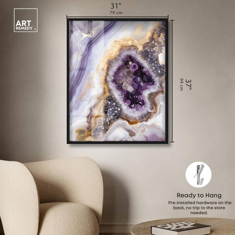 Amethystine Dream II Shadowbox by Art Remedy