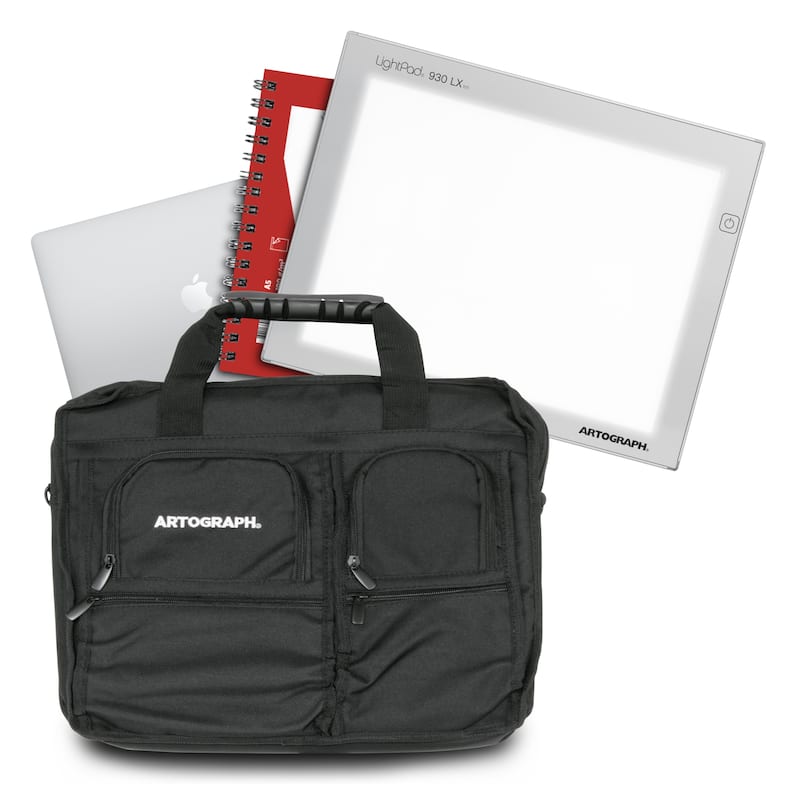 Artograph Messenger Bag for Laptop Lightpad or Art Supplies
