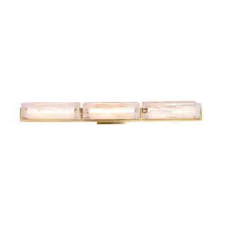 Varaluz Mingle Bathroom Vanity Light - Satin Brass