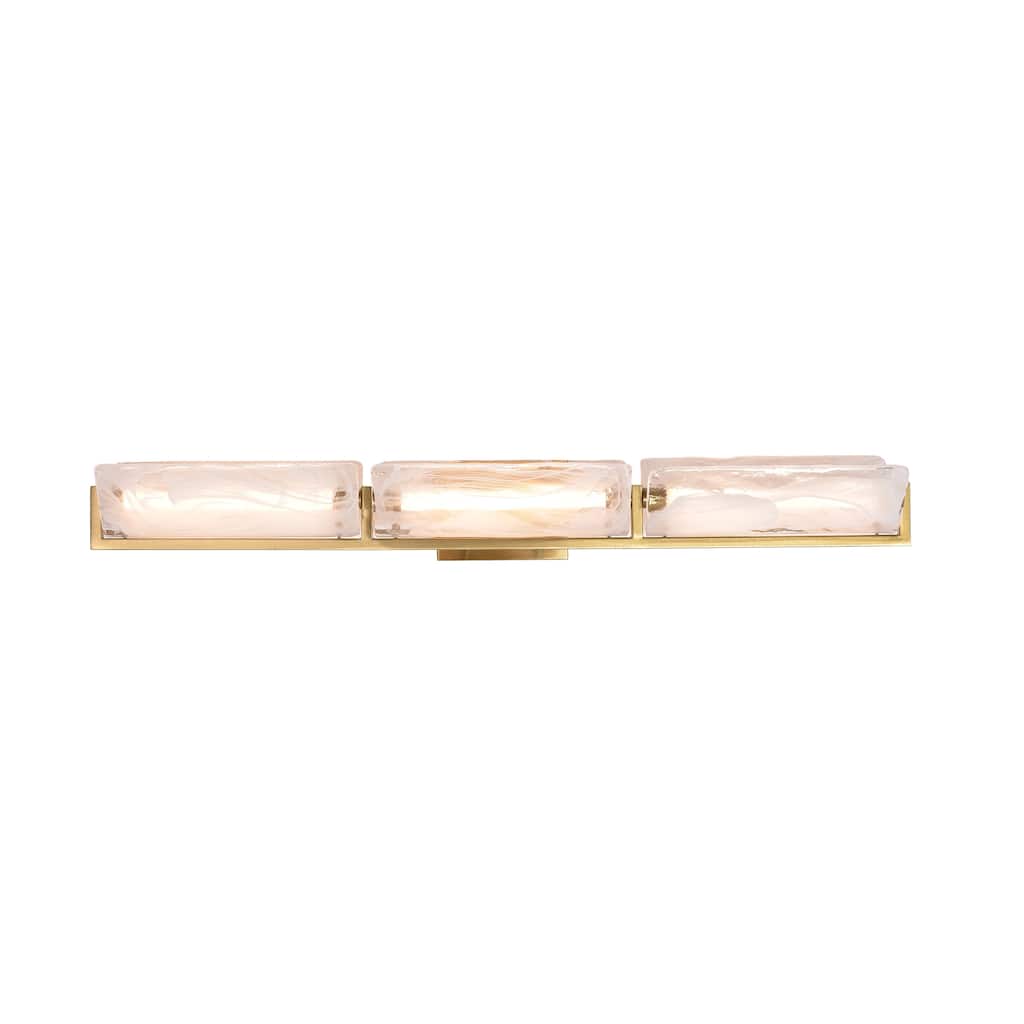 Varaluz Mingle Bathroom Vanity Light - Satin Brass