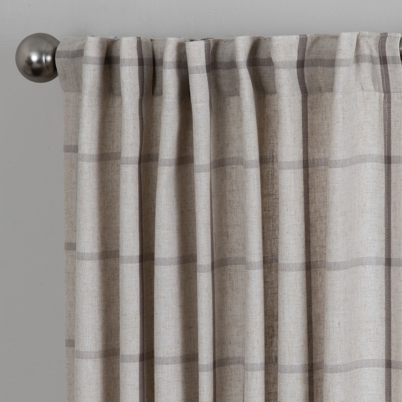 Miller Curtains Province Hidden Back Tab Rod Pocket Panel