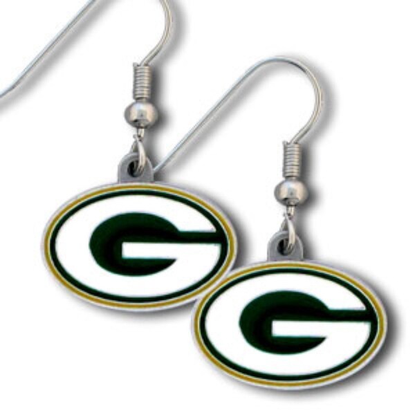 Shop Green Bay Packers Dangle Earrings Overstock 27584471