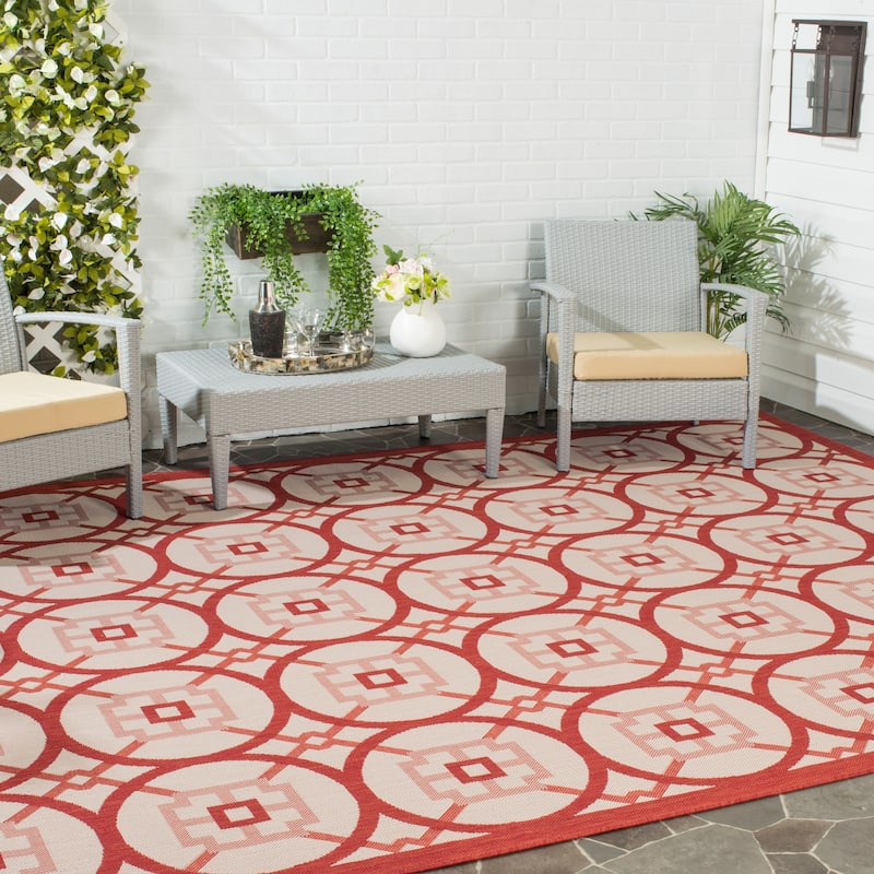 SAFAVIEH Courtyard Gaye Indoor/ Outdoor Waterproof Patio Backyard Rug