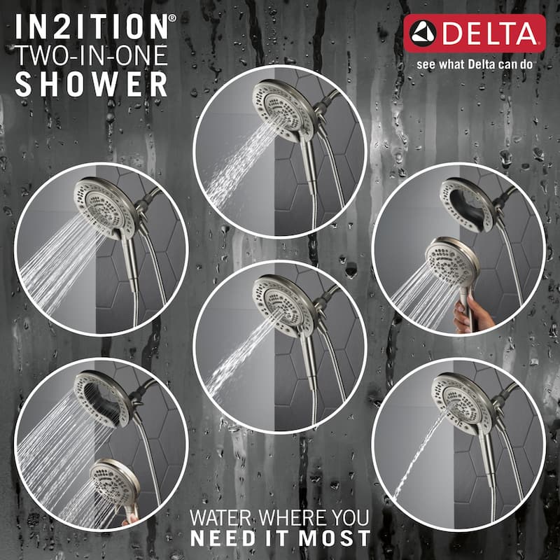 Delta 75687D Universal Showering 2.5 GPM Multi Function Shower Head