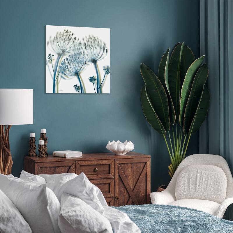 "Unfocused Beauty 2" Frameless Free Floating Tempered Glass Panel Graphic Wall Art