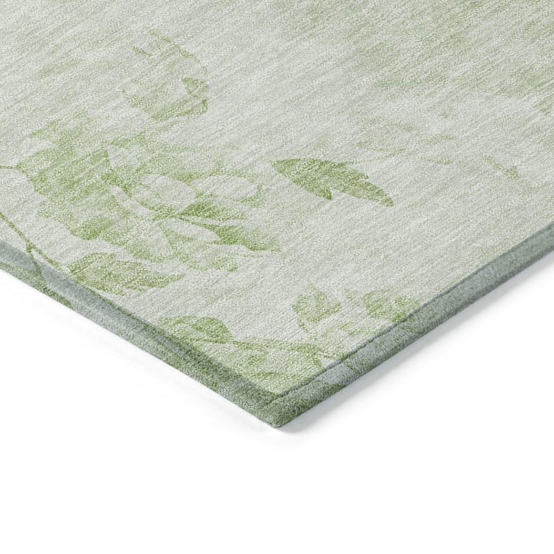 HomeRoots Floral Transitional Rectangle Outdoor Rug