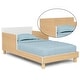 preview thumbnail 11 of 12, Wood Toddler Bed with Reversible Headboard
