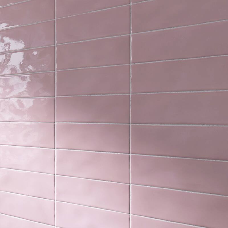 TileGen. Borgo 2.6" x 7.9" Porcelain in Pink Wall & Floor Tile (56 tiles/7.76 sqft.)