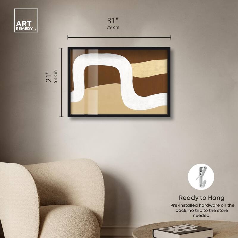 Minimal Wavy II Shadowbox by Art Remedy